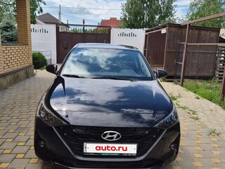 2022 Hyundai Solaris II Рестайлинг, чёрный, 1950000 рублей, вид 2