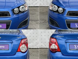 2012 Chevrolet Aveo II, синий, 795000 рублей, вид 3