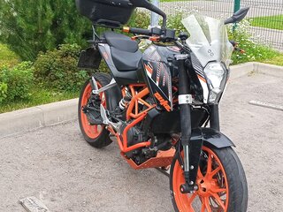 2014 KTM 390 Duke, оранжевый, 350000 рублей, вид 1