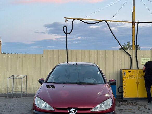 2004 Peugeot 206, красный, 180000 рублей