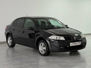 2007 Renault Megane II Рестайлинг, чёрный, 500000 рублей, вид 3