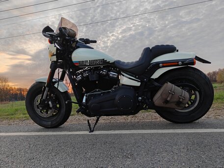 2019 Harley-Davidson Fat Bob, белый, 1500000 рублей, вид 5