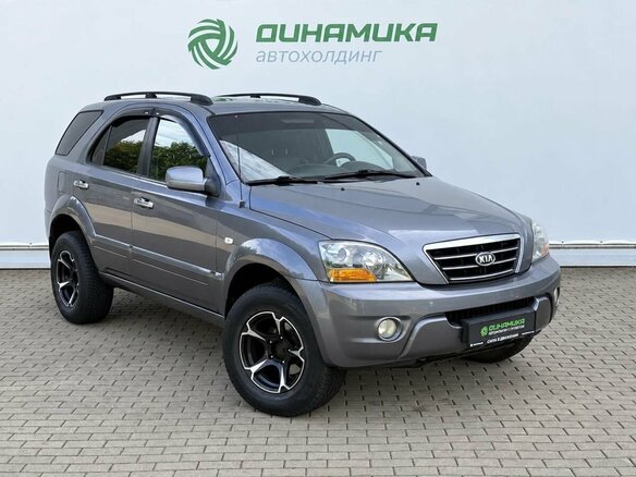 2008 Kia Sorento I Рестайлинг, серый - вид 2