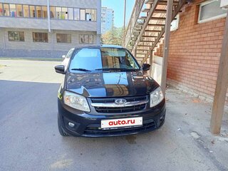 2014 Lada (ВАЗ) Granta I, чёрный, 550000 рублей, вид 2