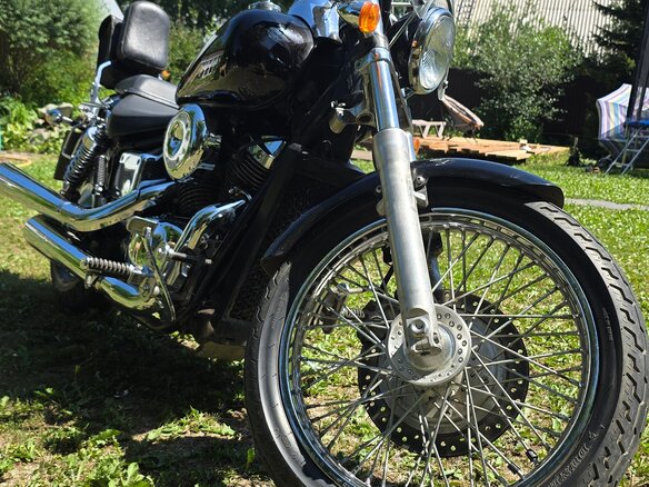 2001 Honda Shadow 400, чёрный, 400000 рублей - вид 9