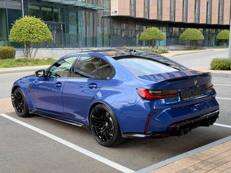2025 BMW M3 Competition Package VI (G80) Рестайлинг, синий, 14850000 рублей, вид 3