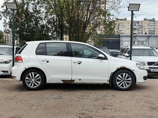 2012 Volkswagen Golf VI, белый, 349000 рублей, вид 4
