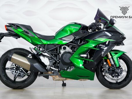 2018 Kawasaki Ninja H2 SX, зелёный, 1450000 рублей, вид 1