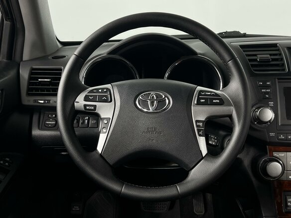 2012 Toyota Highlander II (XU40) Рестайлинг, чёрный - вид 10