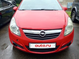 2007 Opel Corsa D, красный, 350000 рублей, вид 1