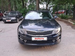 2018 Kia Optima IV Рестайлинг, синий, 1850000 рублей, вид 1