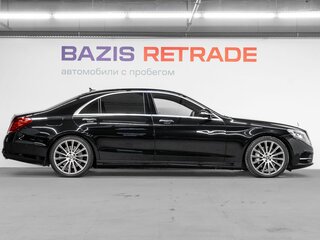 2014 Mercedes-Benz S-Класс 500 Long VI (W222, C217), чёрный, 2779000 рублей, вид 4