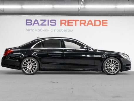 2014 Mercedes-Benz S-Класс 500 Long VI (W222, C217), чёрный, 2799000 рублей, вид 4