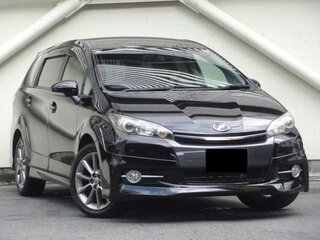 2017 Toyota Wish II Рестайлинг, чёрный, 1168000 рублей, вид 1