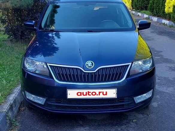 2017 Skoda Rapid I, синий, 1300000 рублей - вид 1