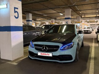 2015 Mercedes-Benz C-Класс AMG 63 AMG IV (W205), чёрный, 3700000 рублей, вид 1