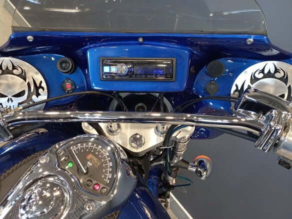 2008 Honda VTX 1300, синий, 550000 рублей - вид 8
