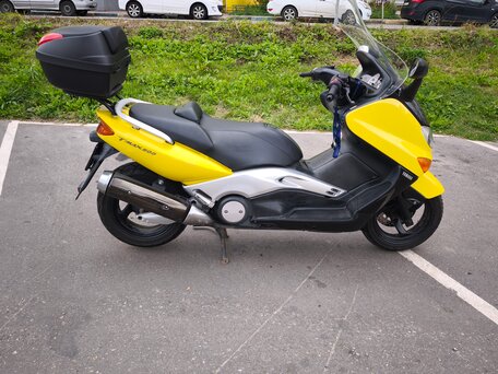 2003 Yamaha TMAX, жёлтый, 309000 рублей, вид 4
