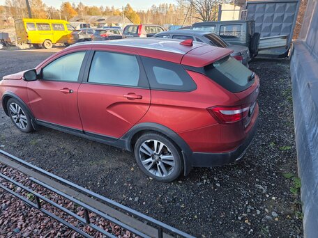 2021 Lada (ВАЗ) Vesta SW I, красный, 670000 рублей, вид 3