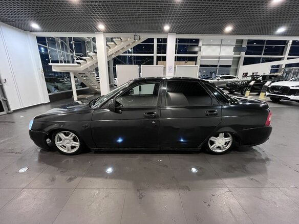 2008 Lada (ВАЗ) Priora I, чёрный - вид 5