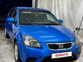 2011 Kia Rio II Рестайлинг, синий, 430000 рублей, вид 1