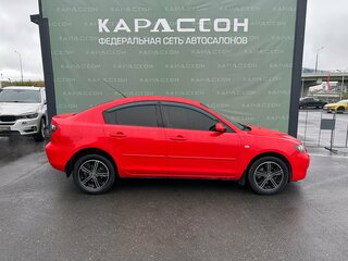 2008 Mazda 3 I (BK) Рестайлинг, красный, 580000 рублей, вид 4
