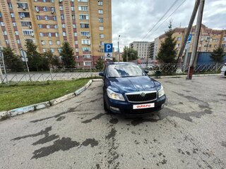 2008 Skoda Octavia II (A5) Рестайлинг, синий, 412000 рублей, вид 1