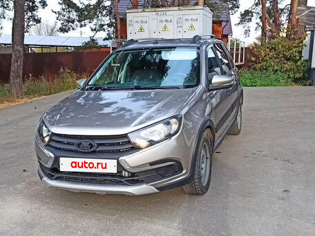 2022 Lada (ВАЗ) Granta I Рестайлинг, серый, 785000 рублей, вид 2