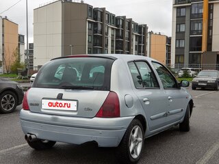 2001 Renault Clio II Рестайлинг, серебристый, 105000 рублей, вид 3