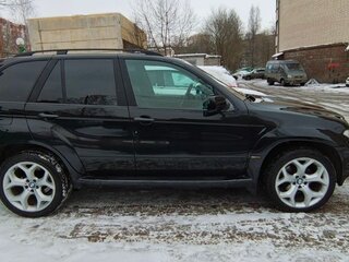 2004 BMW X5 4.4i I (E53) Рестайлинг, чёрный, 1200000 рублей, вид 5
