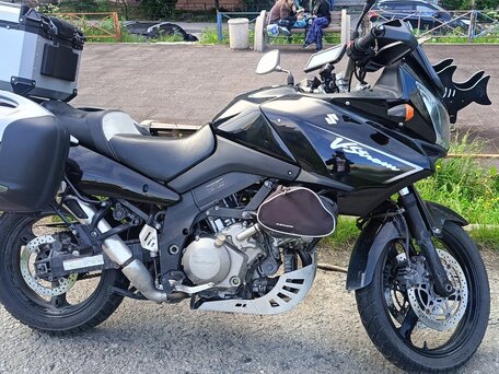 2004 Suzuki V-Strom DL 1050, чёрный, 430000 рублей, вид 1