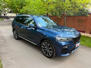 2022 BMW X7 40i I (G07), синий, 9400000 рублей, вид 3