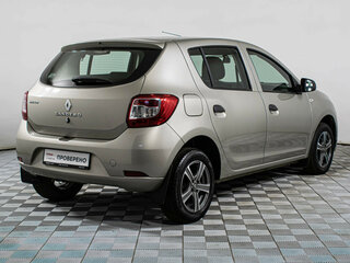 2018 Renault Sandero II Рестайлинг, бежевый, 888000 рублей, вид 5
