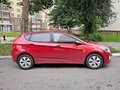 2015 Hyundai Solaris I Рестайлинг, красный, 750000 рублей - вид 2
