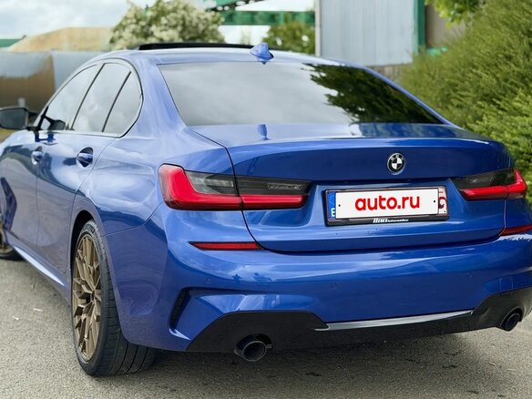 2021 BMW 3 серии 318d VII (G2x), синий, 3300000 рублей - вид 7