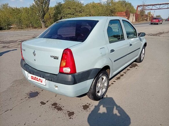 2005 Renault Logan I, серебристый, 330000 рублей - вид 5
