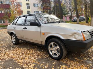 2002 Lada (ВАЗ) 21099, серебристый, 85000 рублей, вид 1