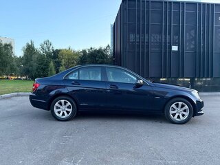 2012 Mercedes-Benz C-Класс 180 BlueEFFICIENCY III (W204) Рестайлинг, синий, 2500000 рублей, вид 3