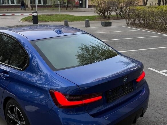 2022 BMW 3 серии 320i VII (G2x) Рестайлинг, синий