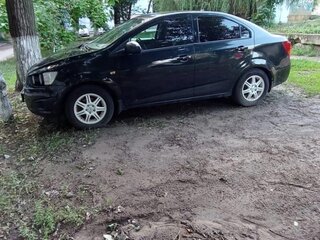 2012 Chevrolet Aveo II, чёрный, 450000 рублей, вид 2