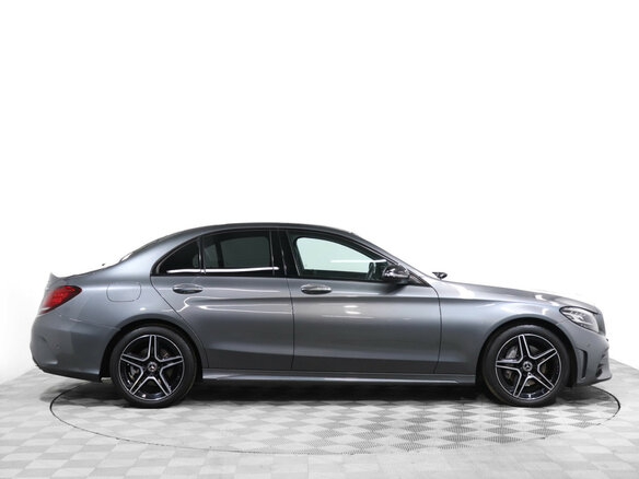 2019 Mercedes-Benz C-Класс 200 IV (W205) Рестайлинг, серый, 3650000 рублей - вид 3