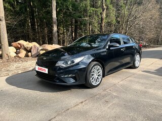 2019 Kia Optima IV Рестайлинг, чёрный, 1700000 рублей, вид 1