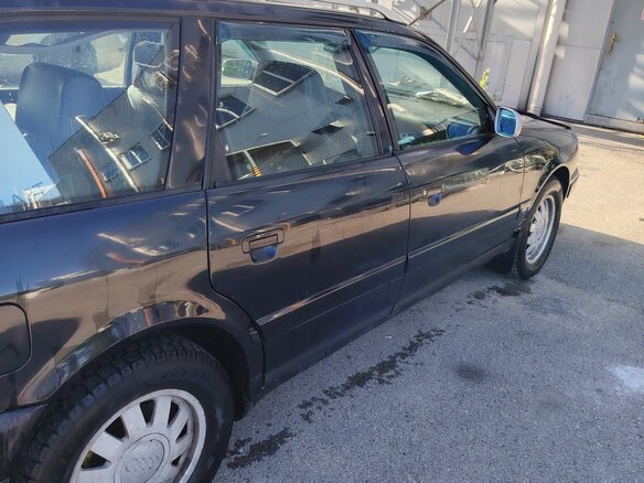 1992 Audi 100 IV (C4), чёрный, 420000 рублей - вид 5