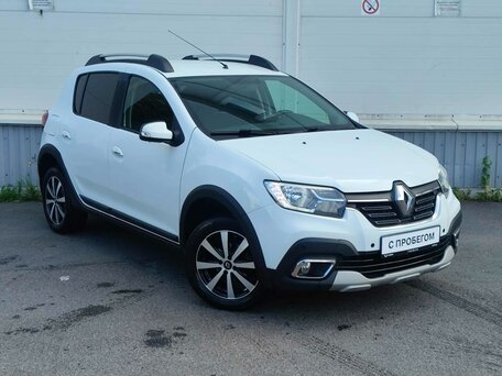 2019 Renault Sandero Stepway II Рестайлинг, белый, 1215000 рублей, вид 3