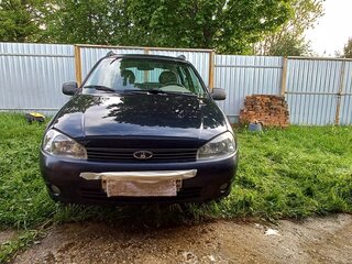 2008 Lada (ВАЗ) Kalina I, синий, 350000 рублей, вид 1