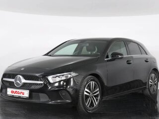 2019 Mercedes-Benz A-Класс 200 IV (W177), чёрный, 1900000 рублей, вид 1