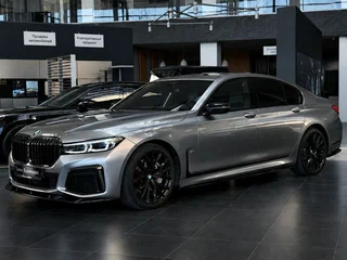 2020 BMW 7 серии 740d xDrive VI (G11/G12) Рестайлинг, серый, 7000000 рублей, вид 1