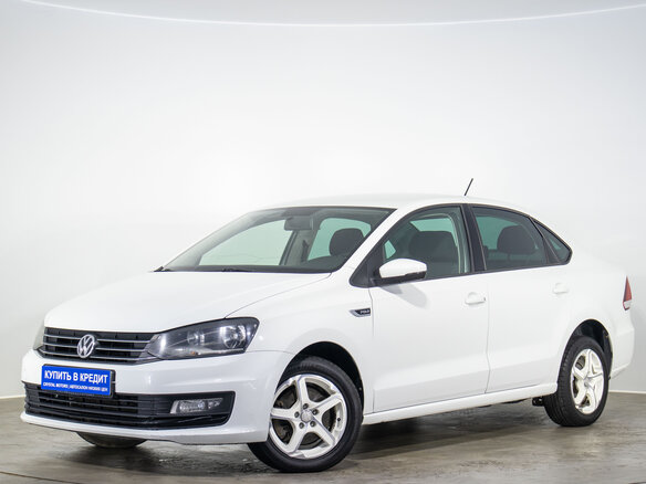 2018 Volkswagen Polo V Рестайлинг, белый - вид 2