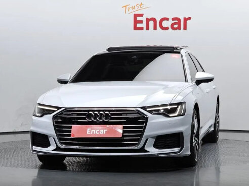 2022 Audi A6 45 TFSI V (C8) Рестайлинг, белый, 4810000 рублей