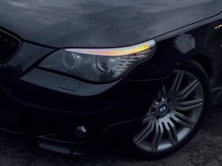 2007 BMW 5 серии 530i V (E60/E61) Рестайлинг, чёрный, 1385000 рублей, вид 5